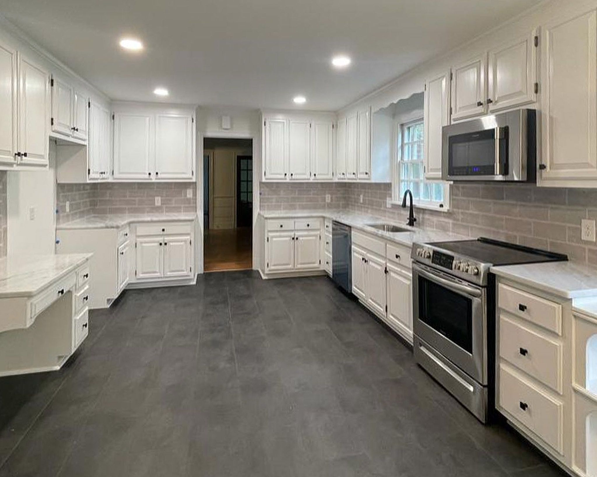 Newly Finished Kitchen Cabinets