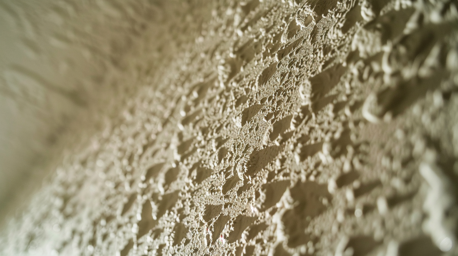 Close Up Popcorn Ceiling Texture Ceiling