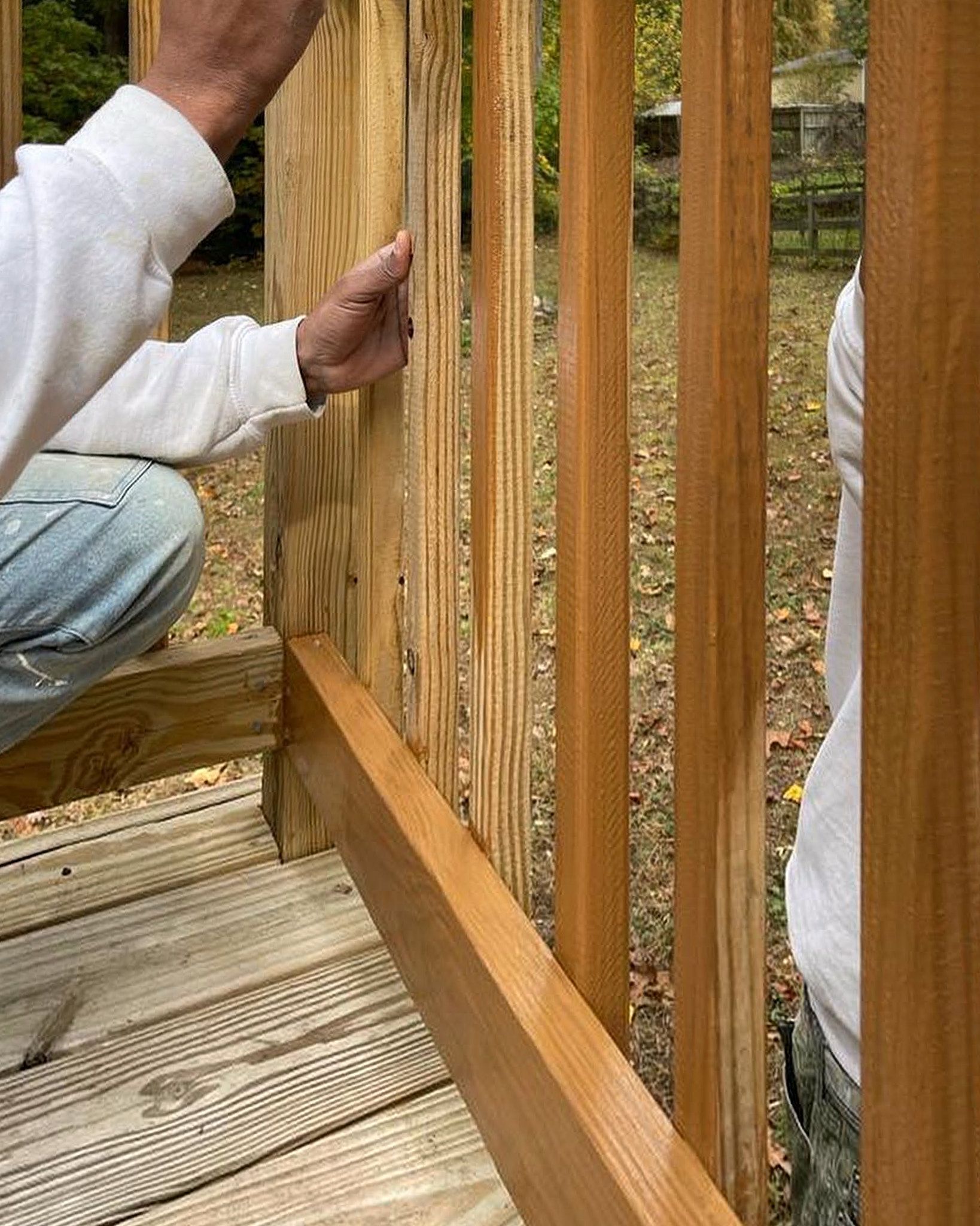 Replacing Deck Railing Spindles With New Wood