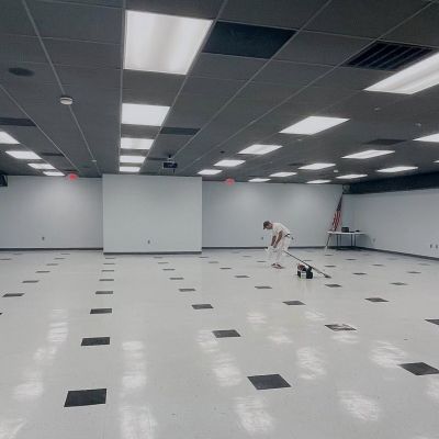 Lets Upgrade Painting Team Inside Warehouse Painting Job