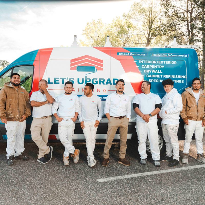 The Let's Upgrade Painting Crew Serving Chesterfield