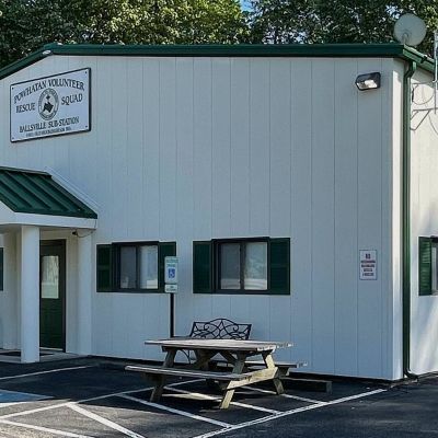 Angled View Of A Commercial Building After Repainting