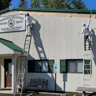 Let's Upgrade Painting Team At Commercial Building Repaint